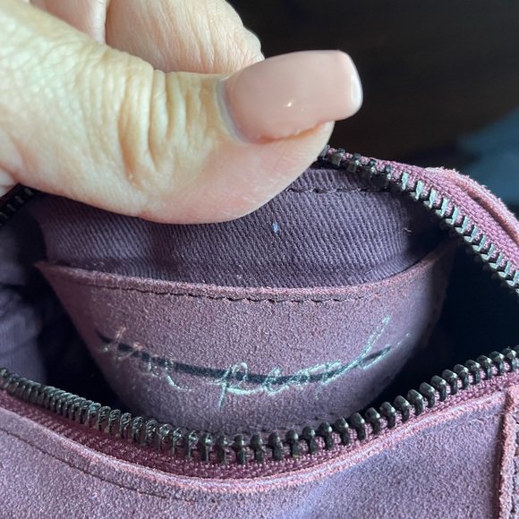 Free People Barrel Purple Suede Crossbody. NWOT - Picture 6 of 7